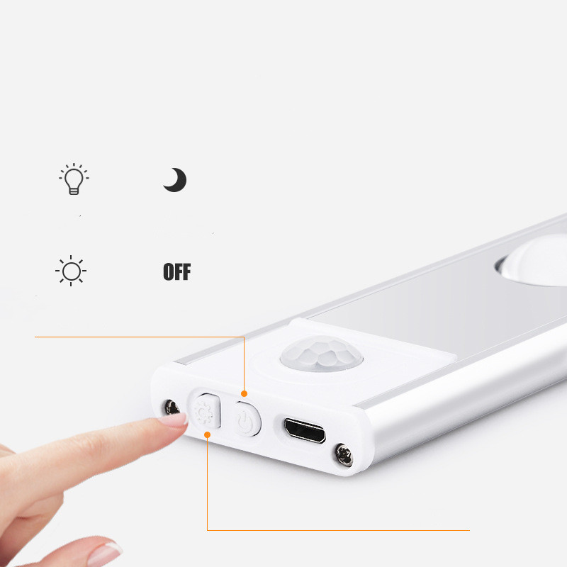 Luz con Sensor de Movimiento Recargable