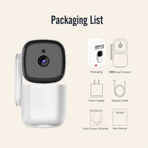 Cámara de Seguridad WiFi HD Inalámbrica