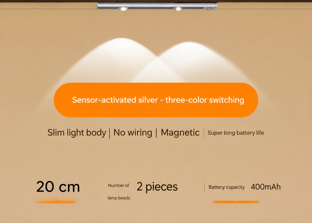 Luz con Sensor de Movimiento Recargable